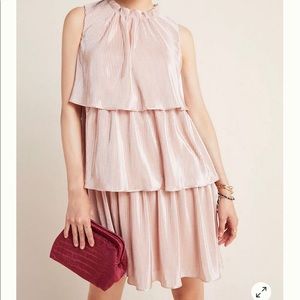 Anthropologie+Dress+pink/rose+Sz L